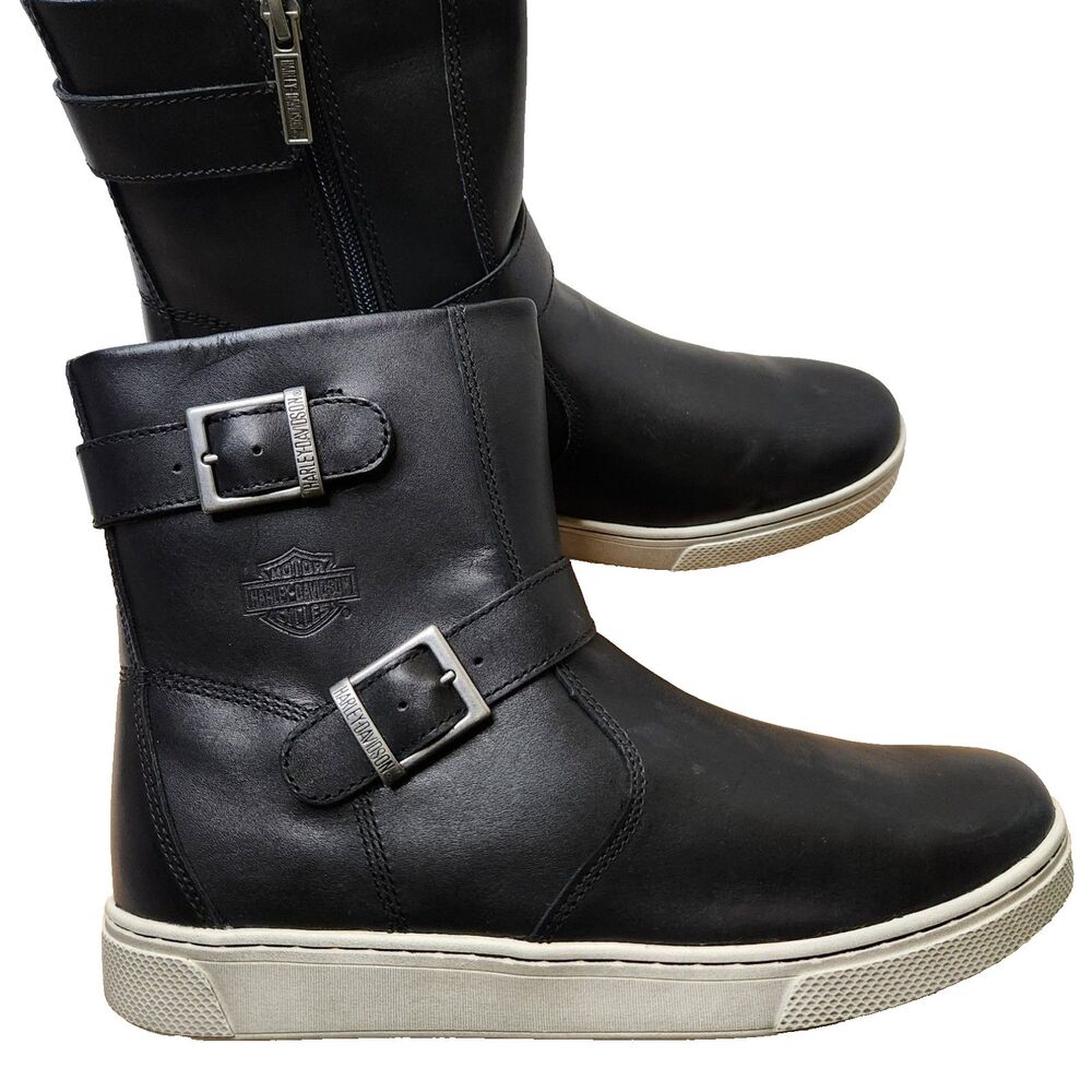 Harley‑Davidson Bateman Engineer Moto Boots Women’s 9.5 Black
